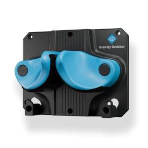 그래비티 그래버, OG - 스키 & 스노보드 월 마운트, 실내 차고 및 가정용 수납 정리함, 손상 없는 그립, / 보드 폴 기타, 공간 절약형 프리미엄 기어 랙, (시안 1팩)