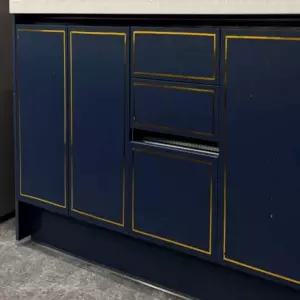 거울띠몰딩 거울몰딩 10mm 골드 줄눈테이프 띠몰딩테이프 금색띠테이프