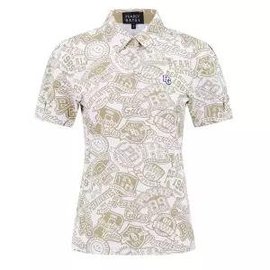 [하프클럽/] 여성 프린팅 반팔 티셔츠 521E2TO405 BG 골프 반팔티