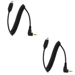 Be In Your Mind 2cps 카메라 리모컨 셔터 케이블 2.5mm ~ N3 커넥터 Nikon D600 D90 D5100 D3200 D7000 D3100과 호환됩니다