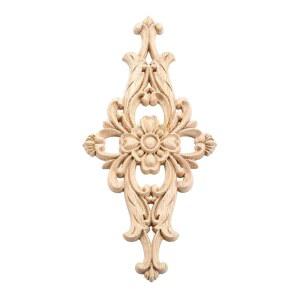 MUXSAM 나무 조각 가전제품 가구 장식용 온레이, 문 벽 천장 캐비닛 서랍장 거울 침대 맨텔 벤치 1개 미도색 DIY 센터 장식, 20x10cm / 7.8