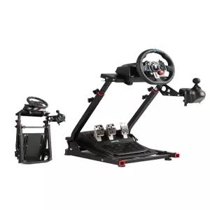 레이싱휠 거치대 조립 접이식 시트 유로트럭 레이싱 프레임 드라이빙 무선