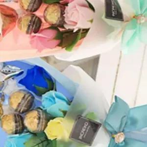 [디에스툴] 초코 비누꽃다발 재롱잔치 유치원 입학식 꽃비누 어린이집 졸업식 (단품)