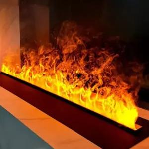 벽난로 다채로운 조명 불멍가습기 화로 리모컨형 대형