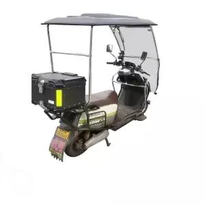 캐노피 오토바이 지붕 그늘막 짧은 스쿠터 비가림막 (비바람