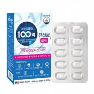 유쎌쇼핑몰 100억 유산균 골드 500mg x 60캡슐 프로바이오틱스유산균