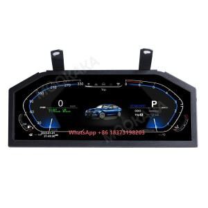 MOOKAKA 12.3인치 LCD 디지털 클러스터 BMW E60/E61 CIC/CCC 시스템 2003-2009 대시보드 계기판 속도계