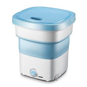 소형 세탁기 접이식 미니 소형세탁기 캠핑 수건 민트그린 이동세탁기 원클릭 8L 자동