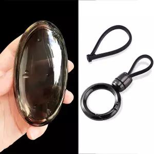 호환 모던 SEL 아이오닉 5 6 7 코나 N 라인 TPU 투명 자동차 원격 키 케이스 커버 키체인 포브 키 캡 거치