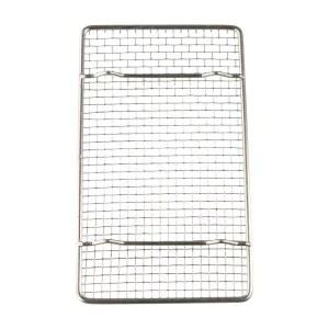 스테인리스 스틸 튀김망 반원형 원형 기름 배수 에어프라이어용 바베큐망