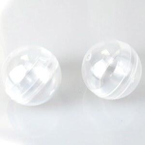 OZXNO 30pcs 28mm / 1.1인치 원형 캡슐, 껌볼 기계용 빈 자판기 캡슐 용기 제거