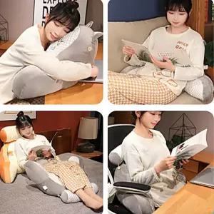 쿨 등받이 쿠션 대형 삼각 침대 쇼파 의자 사무실 허리쿠션 요추받침