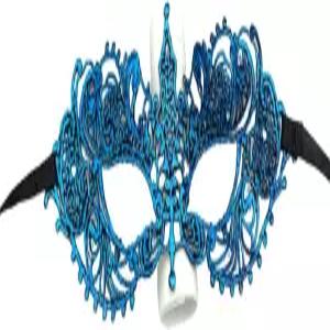 가면 무도회를 위한 루하미스키 1Pc 블루 신비로운 재미있는 레이스 마스크 여성용 무도회용 커플용 파티를