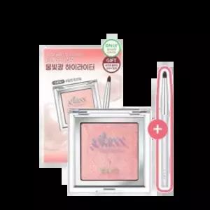 클리오 글래스 앤 하이라이터 03 복숭아진주 (+브러쉬 기획)