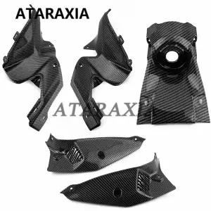 호환  탄소 페인트 키 스위치 커버 Iink 플레이트 내부 라이닝 플레이트 페어링 하우징 사이드 패널 가와사