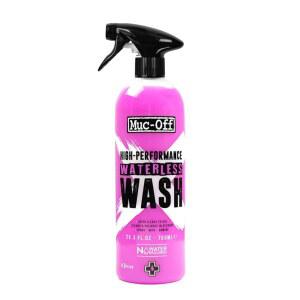 Muc-Off 고성능 워터리스 바이크 워시 750ml (1팩) | 및 물티슈 클리너 물 필요 없음 카본 파이버 안전 스트릭 프리 마감으로 클렌징 광택 완료