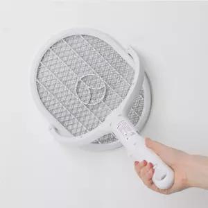 회전형 전기 모기채 천장 벽면 밀착 해충 파리 벌레 퇴치기 충전식 KC인증 1개