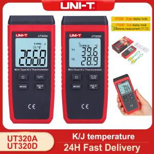 UNI-T UT320D 온습도계 열접촉식 듀얼 채널 KJ 테스터
