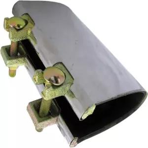 LASCO 13-1344 스테인리스 스틸 일체형 파이프 수리 클램프 볼트 2개 6인치