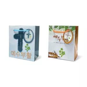 부활절 2구 기프트백 계란포장 달걀 종이쇼핑백 진흥팬시 6847-1 6847-2