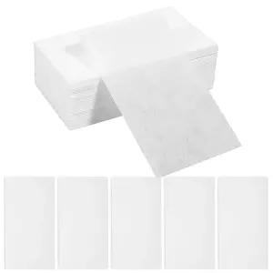 헤어 펌 100매 4.5 X 2.6인치 엔드 페이퍼 일회용 살롱 파마 내열 목재 펄프 핫 콜드 컬링 스타일링용