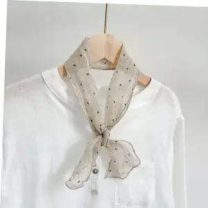 쿨스카프 코코비치 쁘띠 스카프 가을 미니 헤어 밴드 린넨