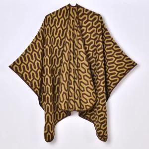 여성망토 사계절 케이프 심플 패션 겨울 자카드 트임 포인트 망토 심쿵돌직구