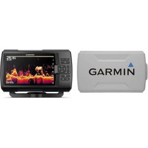 가민 스트라이커 비비드 7cv 번들, 트랜스듀서 및 보호 커버, 7인치 컬러 피쉬파인더, 스캐닝 소나 팔레트 010-02552-00