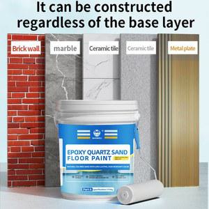 방수페인트 고광택 대리석 효과 에폭시 바닥 코팅 방수 차고 페인트 내구성과 미적 매력을 위한 수성 솔루션