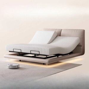 침대 매트리스 전동 리프트 베드 1500mmx2000mm 2인용 매트