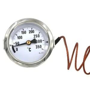 금속 모세관 온도계 0 ° C-350 오븐 보일러 히터 피자 및 냉장고용 7cm 다이얼 포함 가정용 개선용