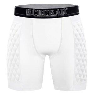 RCRCKAR 유소년 야구 패딩 슬라이딩 반바지 라크로스용 운동 보호 압축 속옷