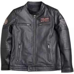 남성 집업 바이크 오토바이 자켓 점퍼 가죽