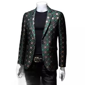 남성용 의상 자켓 재킷 화려한 디너쇼 아우터 무대 트로트 상의