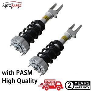 포르쉐 Panamera 970 2010-2016 용 PASM이 포함 된 새 쌍 전면 충격 스트럿 스프링