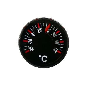 실용적인 미니 원형 온도계 플라스틱 방수 다이얼 20mm 스케일 측정 고정밀 새로운