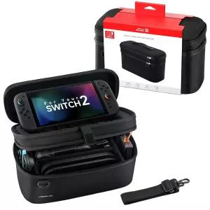 JSAUX 올인원 휴대용 케이스 (닌텐도 스위치 2 / ROG Xbox Ally X용) 독 프로 컨트롤러 및 액세서리 수납