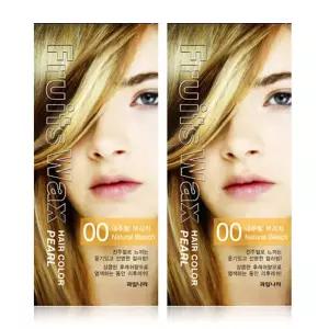 진주펄 탈색약 00호 내추럴브리치 2개 / 12종 새치부터 멋내기 패션 컬러 염색