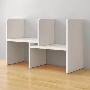 책상 책꽂이 수납 소형 데스크용 사무용 정리함 다층 이동식 책상위선반 스틸 북앤드