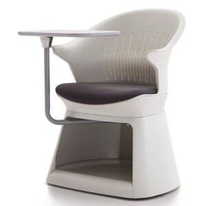 대학교 그레이 달린 일체형 교실 회의용의자 접이식 강의실 회의실 디자인 학교