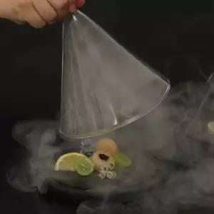 훈연 커버 분자 요리 유리 덮개 훈제 스모크 베이스 뚜껑 돔