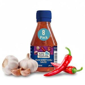 블루 미니 타이 스위트 칠리 소스 - 2온스(8팩) 인공 향료 또는 색소 없음 레드 칠리와 마늘로 제작 , 비 변형식품(Non-GMO) 검증, 글루텐 프리 디핑