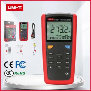 UNI-T UT325 접촉식 온도계 열전대 이중 입력 측정 데이터 기록 PC 연결 분석