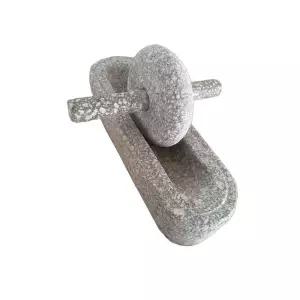 전통 견과류 수동 롤러 분쇄기  절구 맷돌