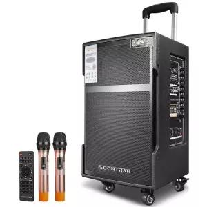 노래방 바퀴 야외 인치 기계 캠핑 무선 이동식 스피커 행사 15댄스