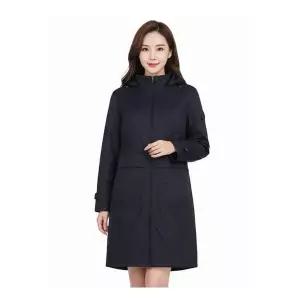 [크로커다일레이디]네이비 후드 탈부착 허리 스트링 점퍼 CLCMJP205 1111745