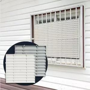 창문 햇빛 가리개 방범창 통풍 블라인드 5P 베란다 사생활 보호 가림막