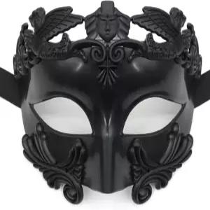 남성용 가면 로마 그리스 복고풍 카니발 할로윈 파티 무도회 의상을 위한 베네치아 커플