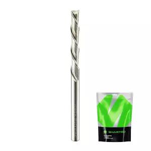 CNC 다운컷 루터비트 1/8인치 샹크 솔리드 카바이드 목공 인레이 홈파기 조각 가공 스파이럴 절삭 루터