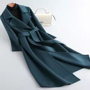 여성 코트 겨울 아우터 루즈핏 가벼운 허리끈 하객룩 데이트룩